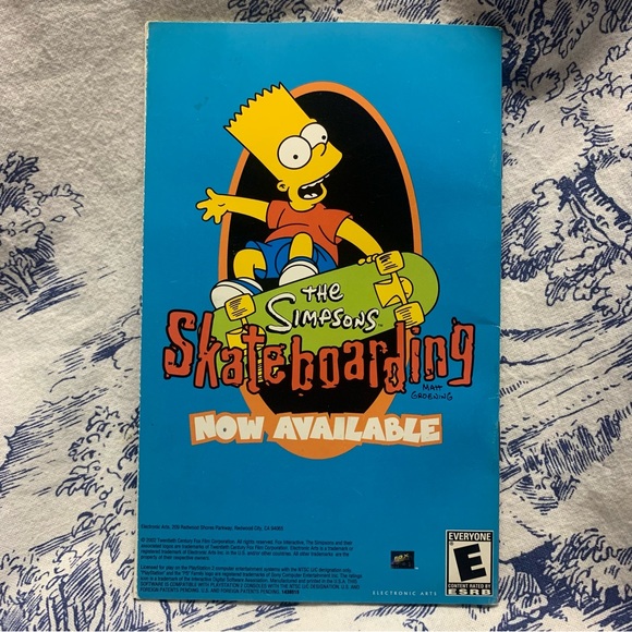 (PS2) Manual ONLY • The Simpsons Road Rage PlayStation 2 - Picture 2 of 3